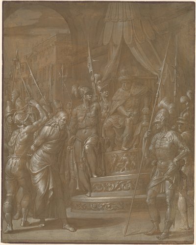 Kristus före Herodes av Jacopo Ligozzi