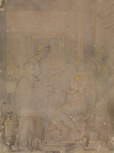 Batshebas toalett av Jacopo Ligozzi