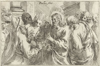Kristus och kvinnan som greps i äktenskapsbrott av Jacopo Palma (il Giovane)