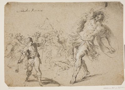 David och Goliat av Jacopo Palma