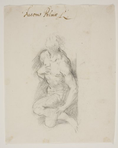 St Sebastian på knä av Jacopo Palma