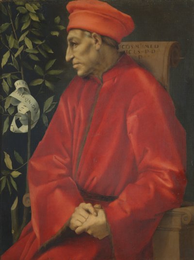 Cosimo de Medici (Den äldre), 1518 av Jacopo Pontormo