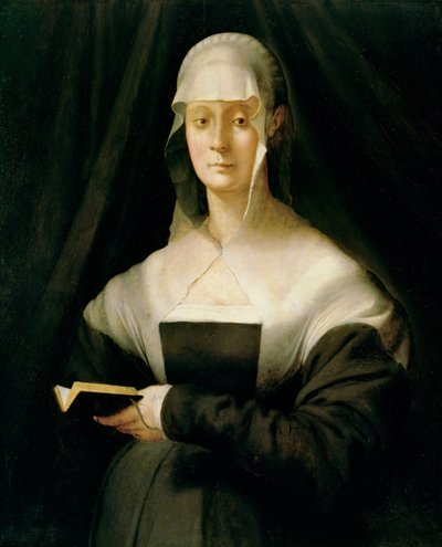 Porträtt av Maria Salviati, 1543 av Jacopo Pontormo