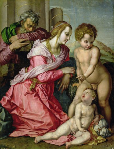 Den heliga familjen av Jacopo Pontormo