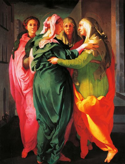 Visitationen, c. 1530 (fresk) av Jacopo Pontormo