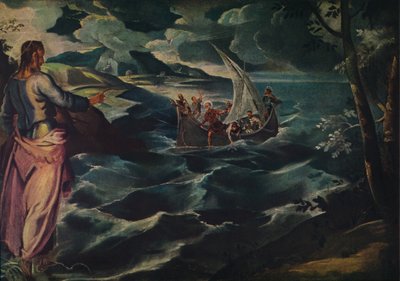 Kristus vid Galileiska sjön, c1575-1580. av Jacopo Robusti Tintoretto