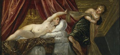 Josef och Potifars hustru av Jacopo Robusti Tintoretto