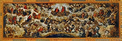 Paradiset ... (målning på duk) av Jacopo Robusti Tintoretto