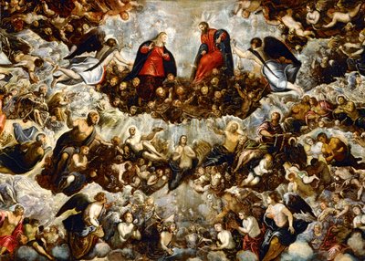 Paradiset ... (målning på duk) av Jacopo Robusti Tintoretto