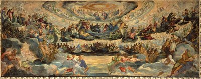 Paradiset, skiss för Sala del Maggior Consiglio ... av Jacopo Robusti Tintoretto