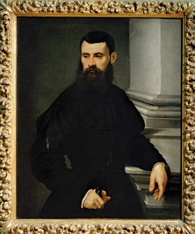 Porträtt av en man - Manligt porträtt ... av Jacopo Robusti Tintoretto