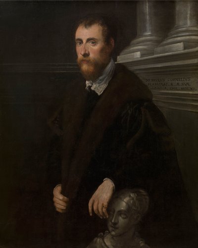 Porträtt av Giovanni Paolo Cornaro av Jacopo Robusti Tintoretto