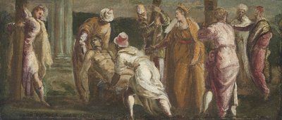 Saint Helen testar det sanna korset, c.1545 av Jacopo Robusti Tintoretto