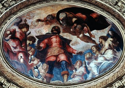 San Rocco in Glory, 1564. av Jacopo Robusti Tintoretto