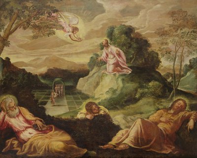 Kval i trädgården av Jacopo Robusti Tintoretto
