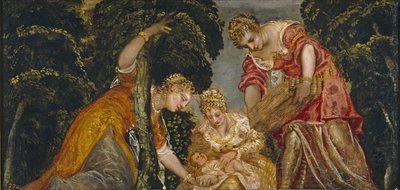 Fyndet av Moses av Jacopo Robusti Tintoretto