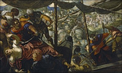 Våldtekten av Helen, 1578 av Jacopo Robusti Tintoretto