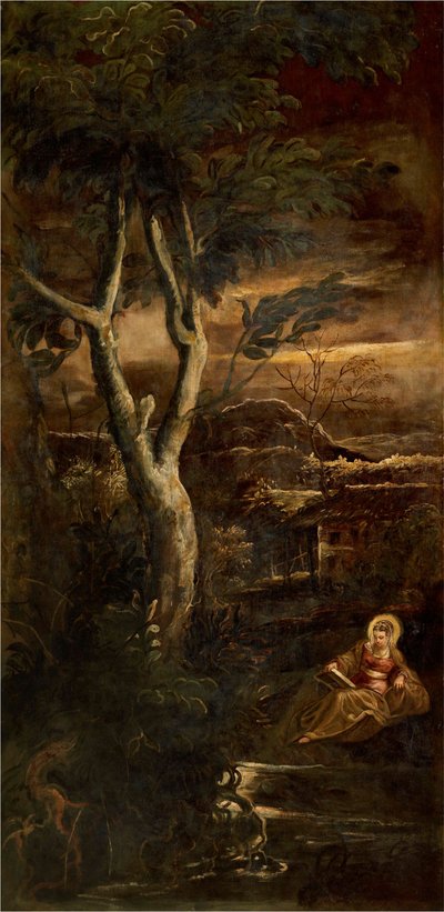 Jungfruläsningen, ca 1583. av Jacopo Robusti Tintoretto