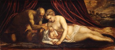 Venus, Vulcan och Amor av Jacopo Robusti Tintoretto