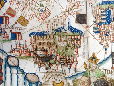 Renässanskarta över Europa, Jacopo Russo (efter), 1528 av Jacopo Russo