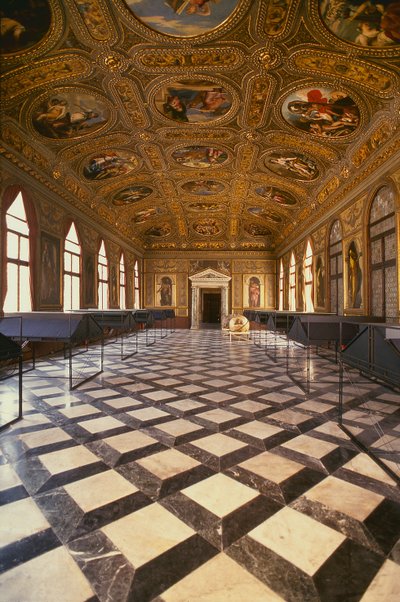 Sala Dorata, byggd 1537-88 av Jacopo Sansovino