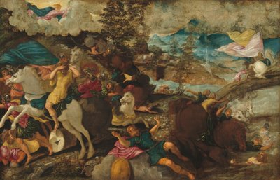 The Conversion of Saint Paul, ca. 1544. av Jacopo Tintoretto