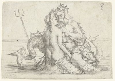Triton och Nereid i omfamning av Jacopo de