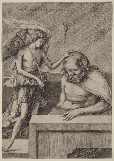 Vakta oss medan vi sover (Skyddsängeln) av Jacopo de