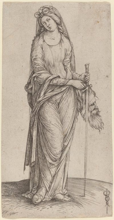 Judith håller i huvudet på Holofernes av Jacopo de
