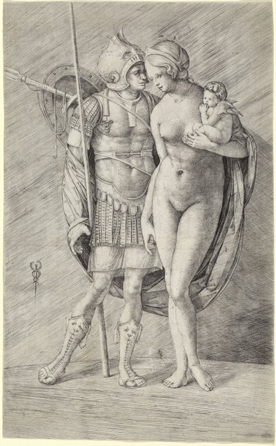 Mars och Venus, ca. 15091516. av Jacopo de Barbari