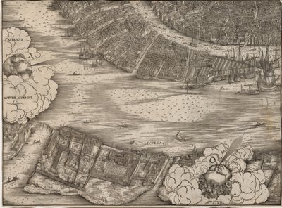 Utsikt över Venedig av Jacopo de