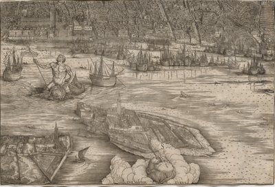 Utsikt över Venedig av Jacopo de