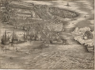 Utsikt över Venedig av Jacopo de