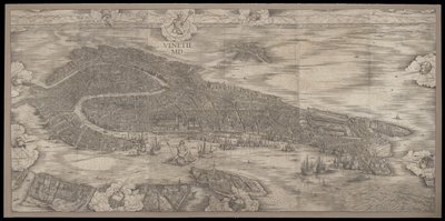 Utsikt över Venedig, 1500 av Jacopo de Barbari