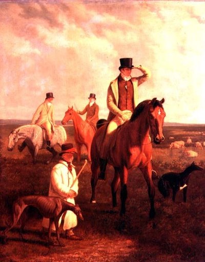 Lord Rivers coursing av Jacques Laurent Agasse
