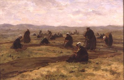 Lagningsnät (olja på panel) av Jacques Abraham Zon
