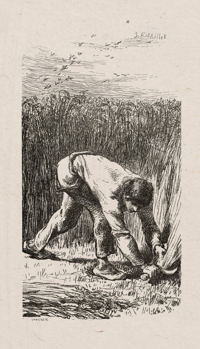 Skördeman av Jacques Adrien Lavieille