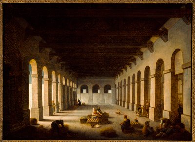 The Valley Market, ca 1815 (olja på duk) av Jacques Albert Senave