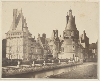 Utsikt över slottet Maintenon av Jacques Alexandre Ferrier