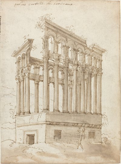 "Palais Tutelle" nära Bordeaux av Jacques Androuet Ducerceau I