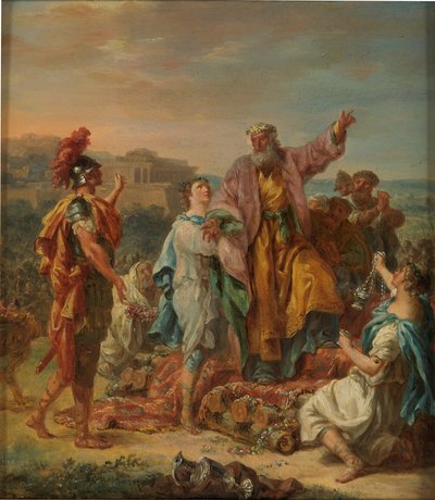Calanus död av Jacques Antoine Beaufort