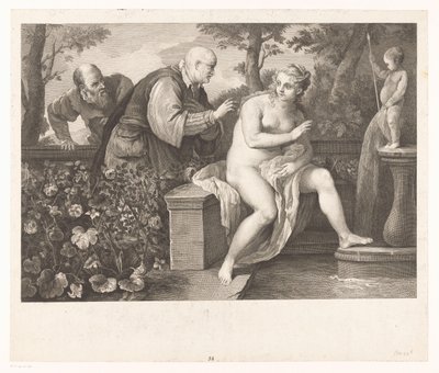 Susanna och de äldre av Jacques Beauvarlet