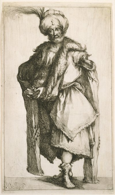 Caspar, ca 1610 (etsning) av Jacques Bellange