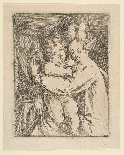 Madonna och barn, 1612-16. av Jacques Bellange