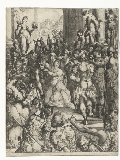 Saint Lucias martyrskap av Jacques Bellange