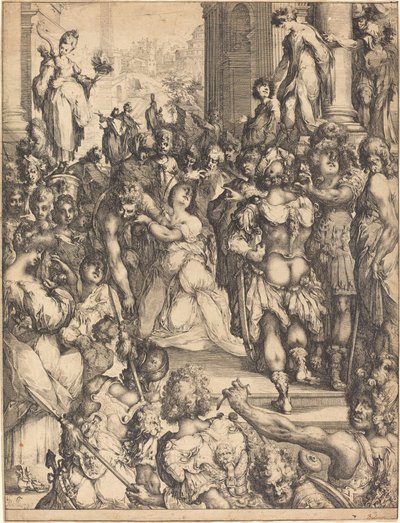 Saint Lucys martyrskap. av Jacques Bellange