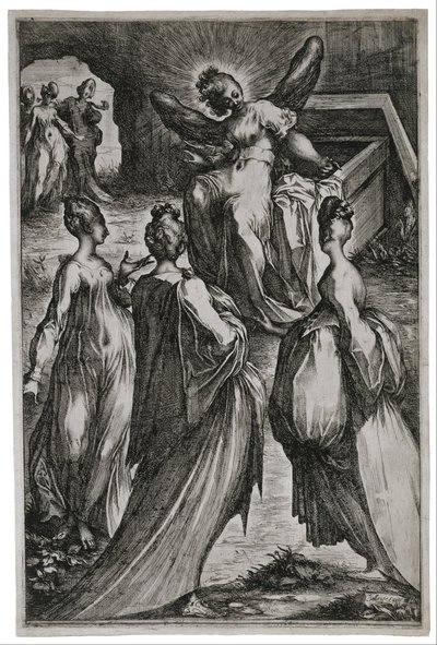 De heliga kvinnorna vid graven av Jacques Bellange