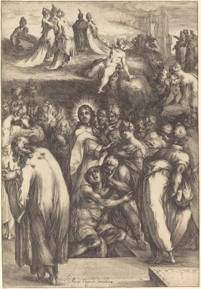 Lazarus uppståndelse av Jacques Bellange