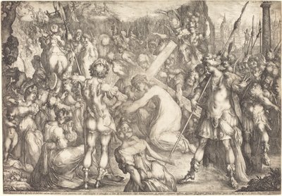 Vägen till Golgata. av Jacques Bellange