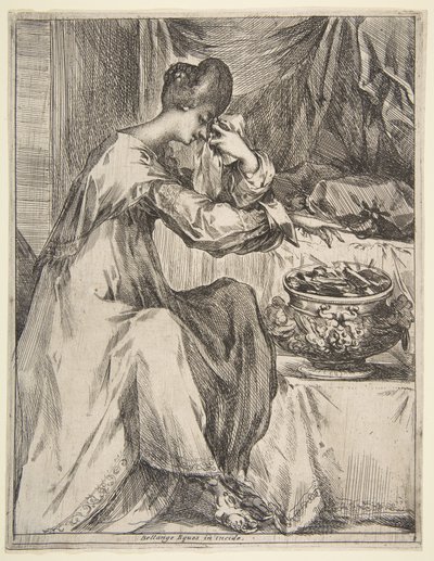 Portias självmord, 1612-16. av Jacques Bellange